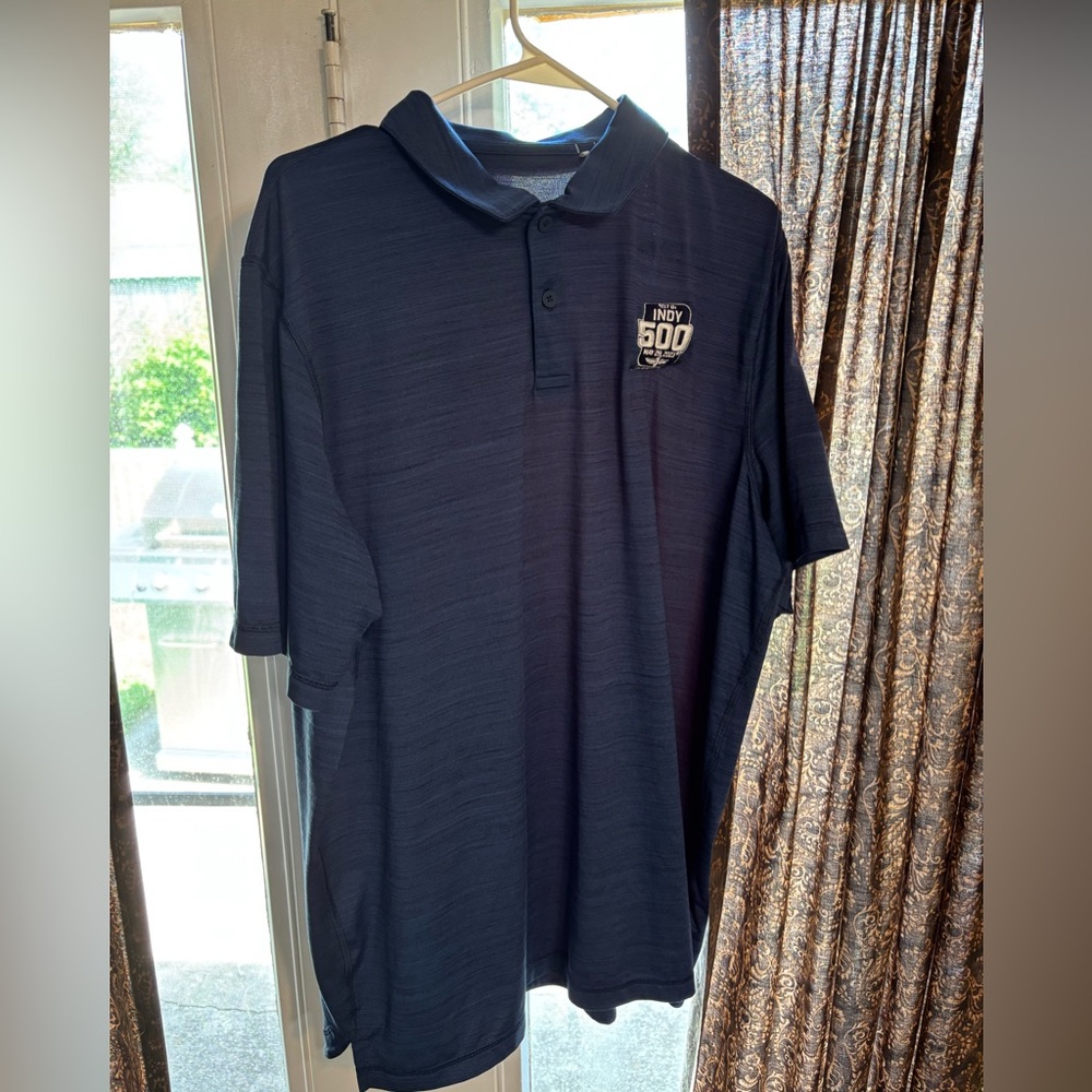 Authentic Puma Navy 2023 Indy 500 Polo Shirt